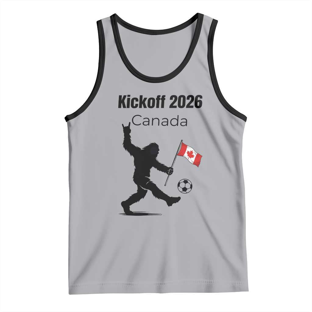 Funny Bigfoot Canada Soccer Tank Top Kickoff 2026
