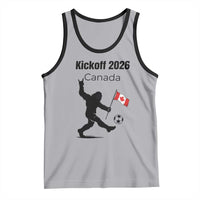 Funny Bigfoot Canada Soccer Tank Top Kickoff 2026