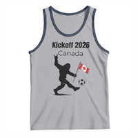 Funny Bigfoot Canada Soccer Tank Top Kickoff 2026