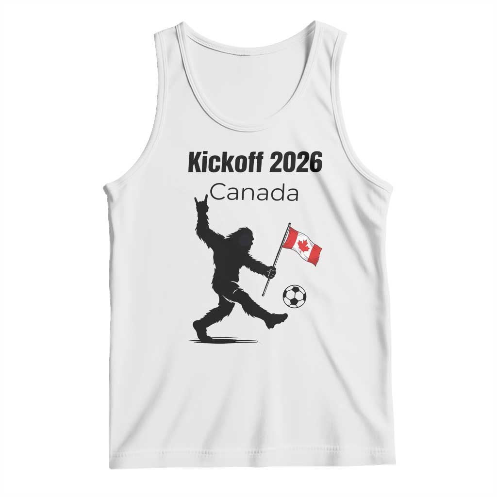 Funny Bigfoot Canada Soccer Tank Top Kickoff 2026