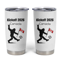 Funny Bigfoot Canada Soccer Tumbler Cup Kickoff 2026