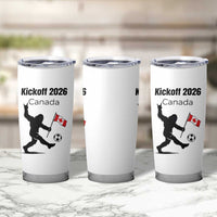 Funny Bigfoot Canada Soccer Tumbler Cup Kickoff 2026