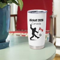 Funny Bigfoot Canada Soccer Tumbler Cup Kickoff 2026