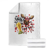 Proud Canada Soccer 2026 Throw Blanket Canadian Football Fan