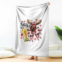 Proud Canada Soccer 2026 Throw Blanket Canadian Football Fan