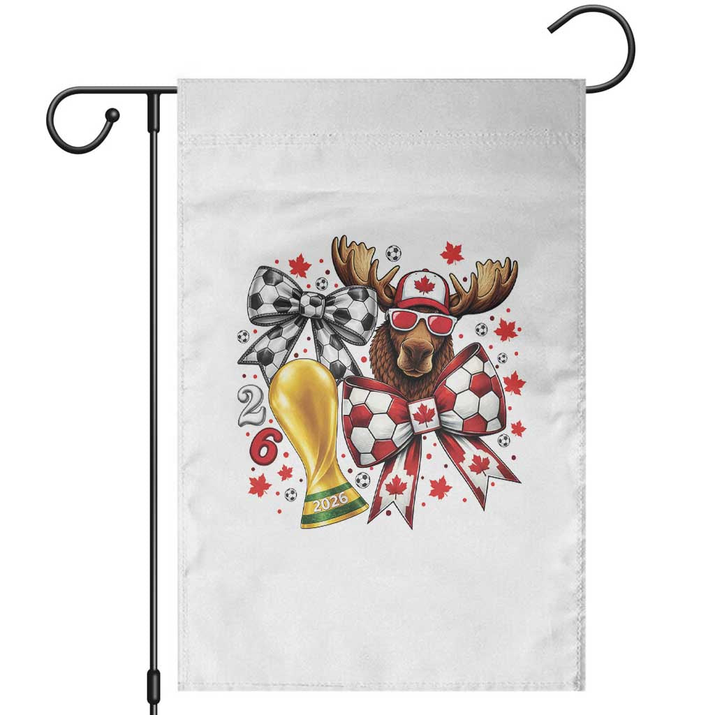 Proud Canada Soccer 2026 Garden Flag Canadian Football Fan