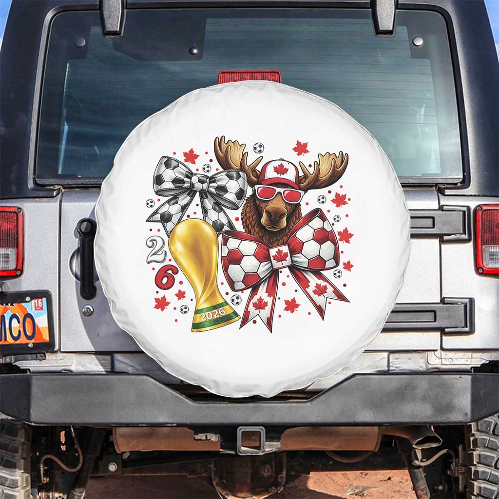 Proud Canada Soccer 2026 Spare Tire Cover Canadian Football Fan
