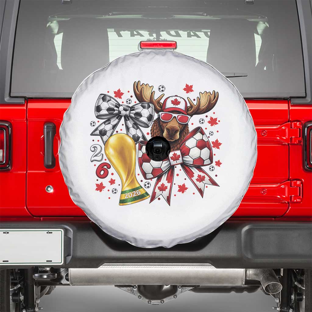 Proud Canada Soccer 2026 Spare Tire Cover Canadian Football Fan