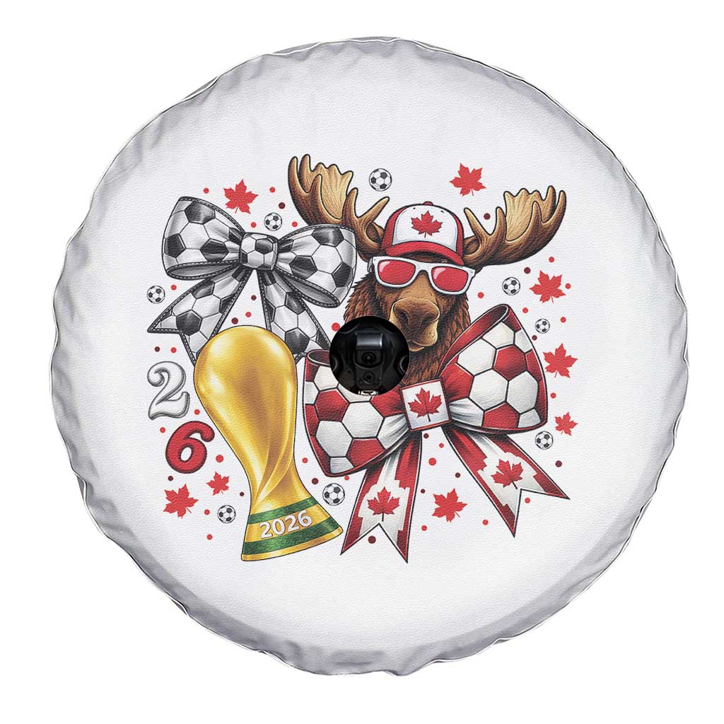 Proud Canada Soccer 2026 Spare Tire Cover Canadian Football Fan