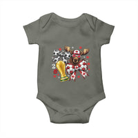 Proud Canada Soccer 2026 Baby Onesie Canadian Football Fan