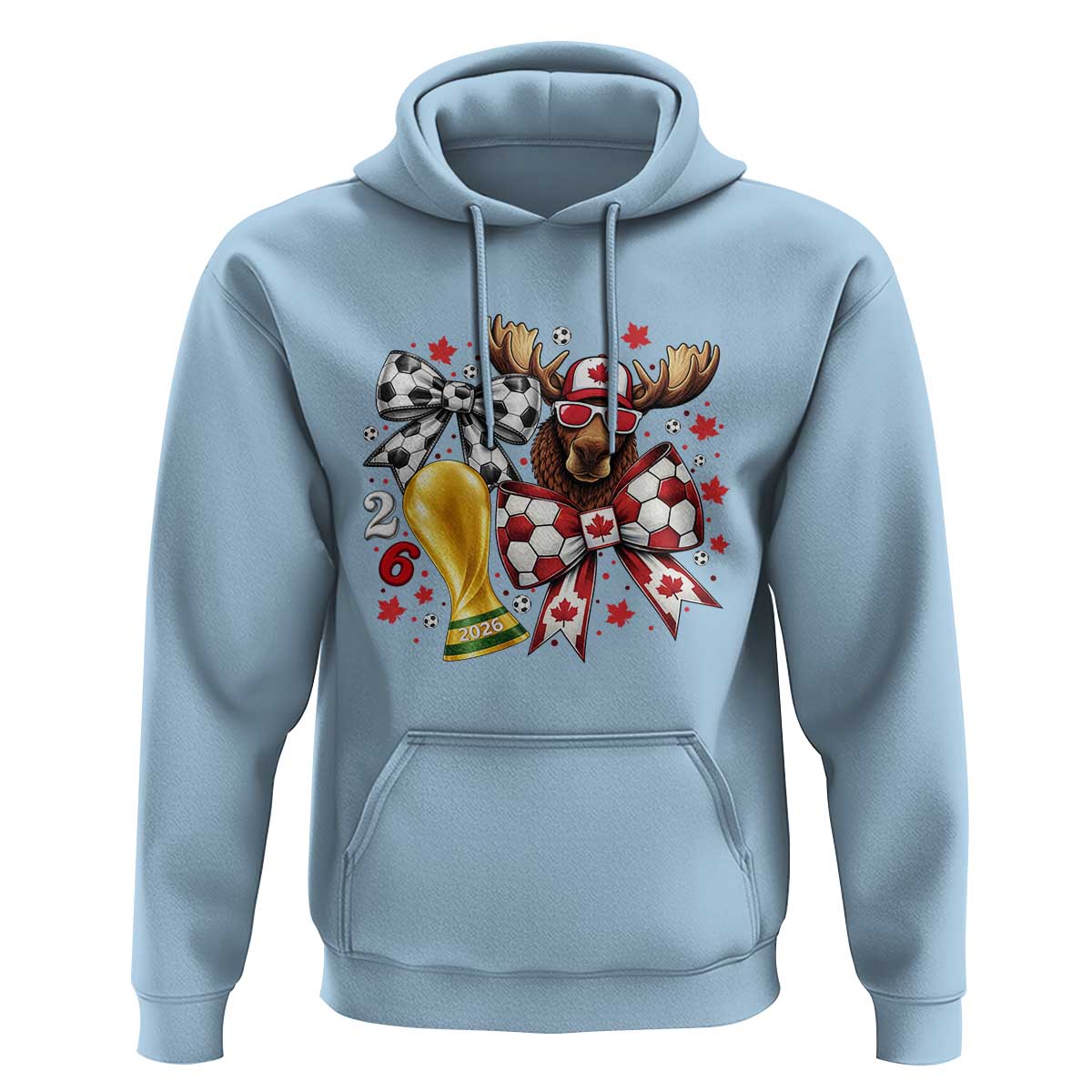 Proud Canada Soccer 2026 Hoodie Canadian Football Fan