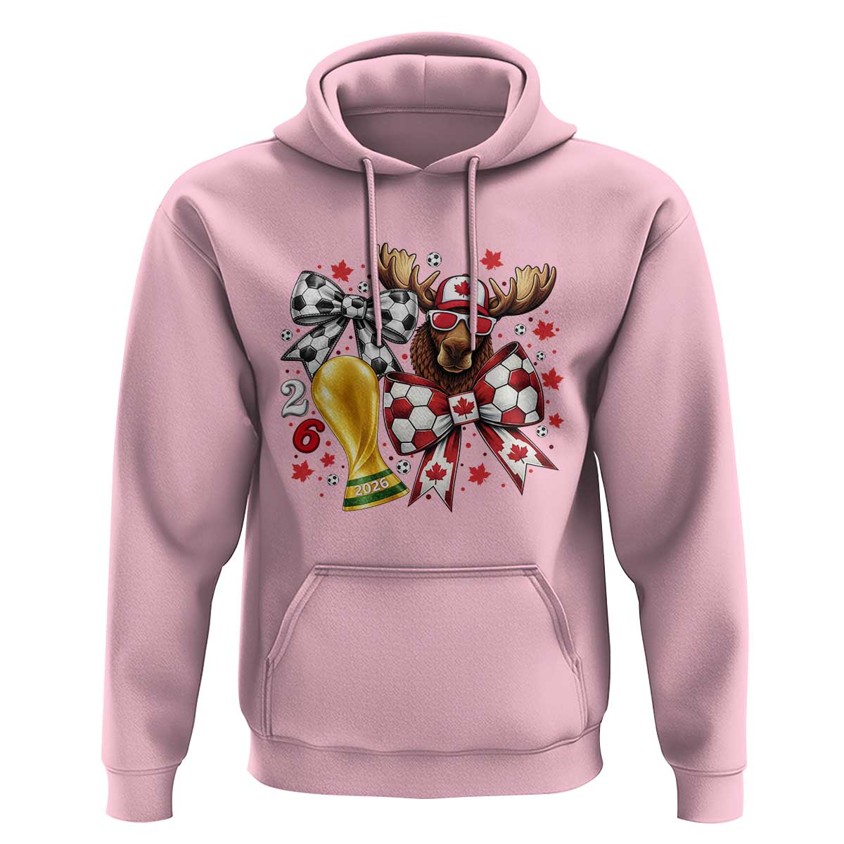 Proud Canada Soccer 2026 Hoodie Canadian Football Fan