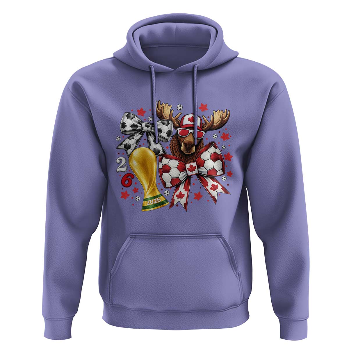 Proud Canada Soccer 2026 Hoodie Canadian Football Fan
