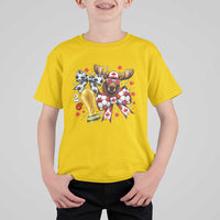 Proud Canada Soccer 2026 T Shirt For Kid Canadian Football Fan