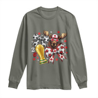 Proud Canada Soccer 2026 Long Sleeve Shirt Canadian Football Fan