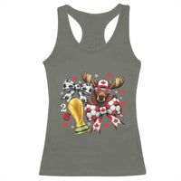 Proud Canada Soccer 2026 Racerback Tank Top Canadian Football Fan