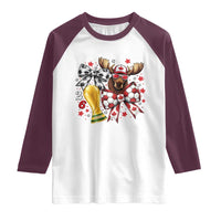 Proud Canada Soccer 2026 Raglan Shirt Canadian Football Fan