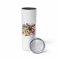 Proud Canada Soccer 2026 Skinny Tumbler Canadian Football Fan