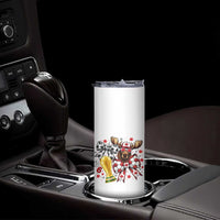 Proud Canada Soccer 2026 Skinny Tumbler Canadian Football Fan