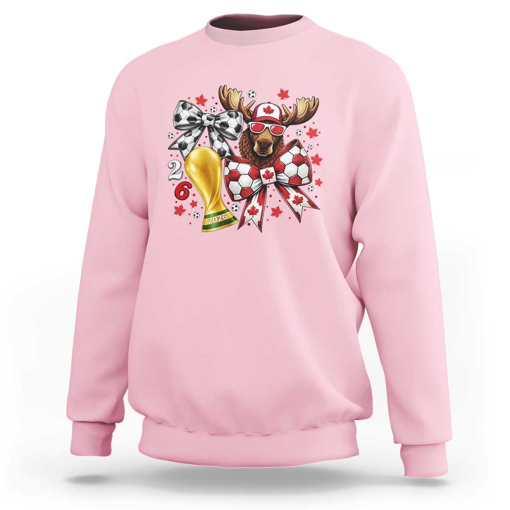 Proud Canada Soccer 2026 Sweatshirt Canadian Football Fan