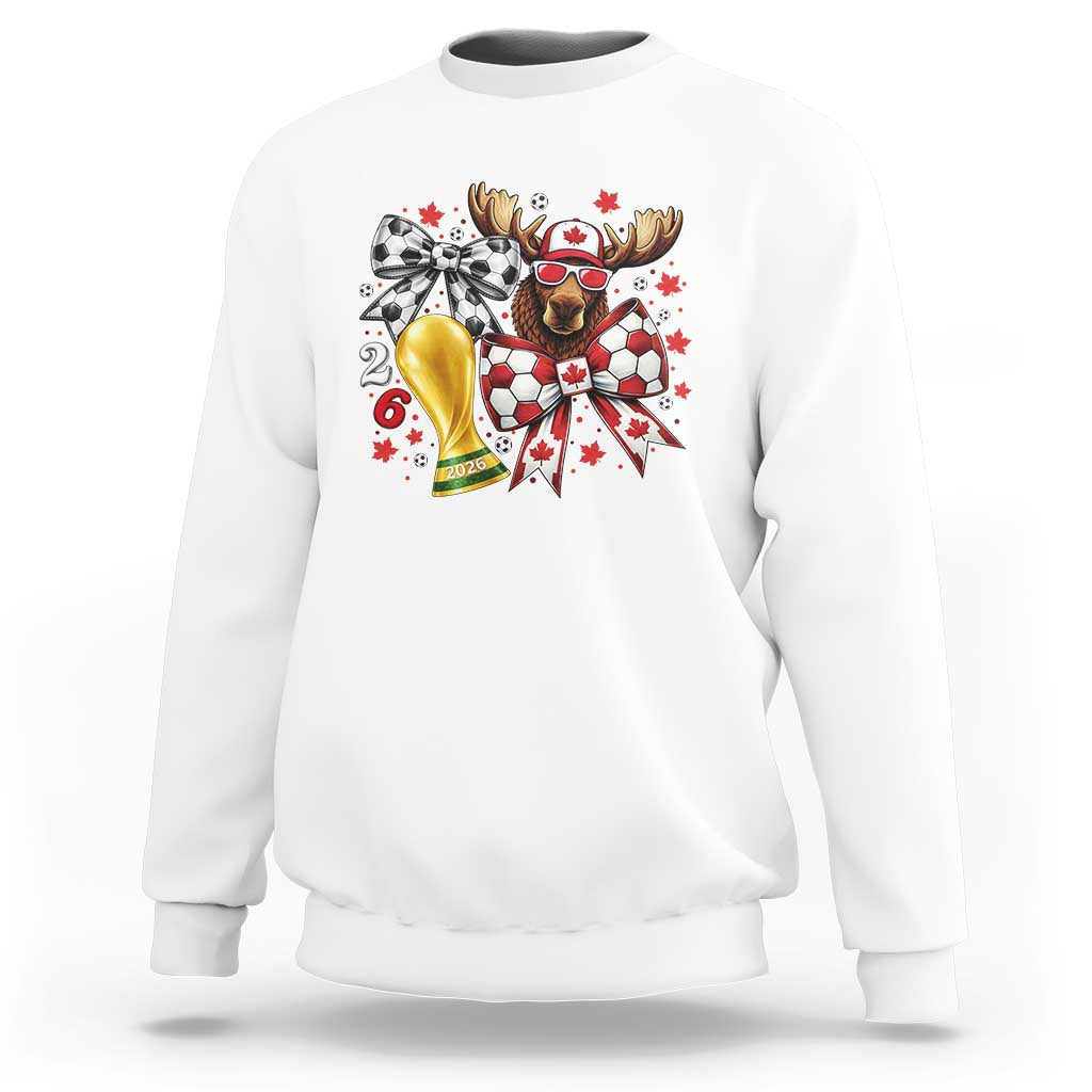 Proud Canada Soccer 2026 Sweatshirt Canadian Football Fan
