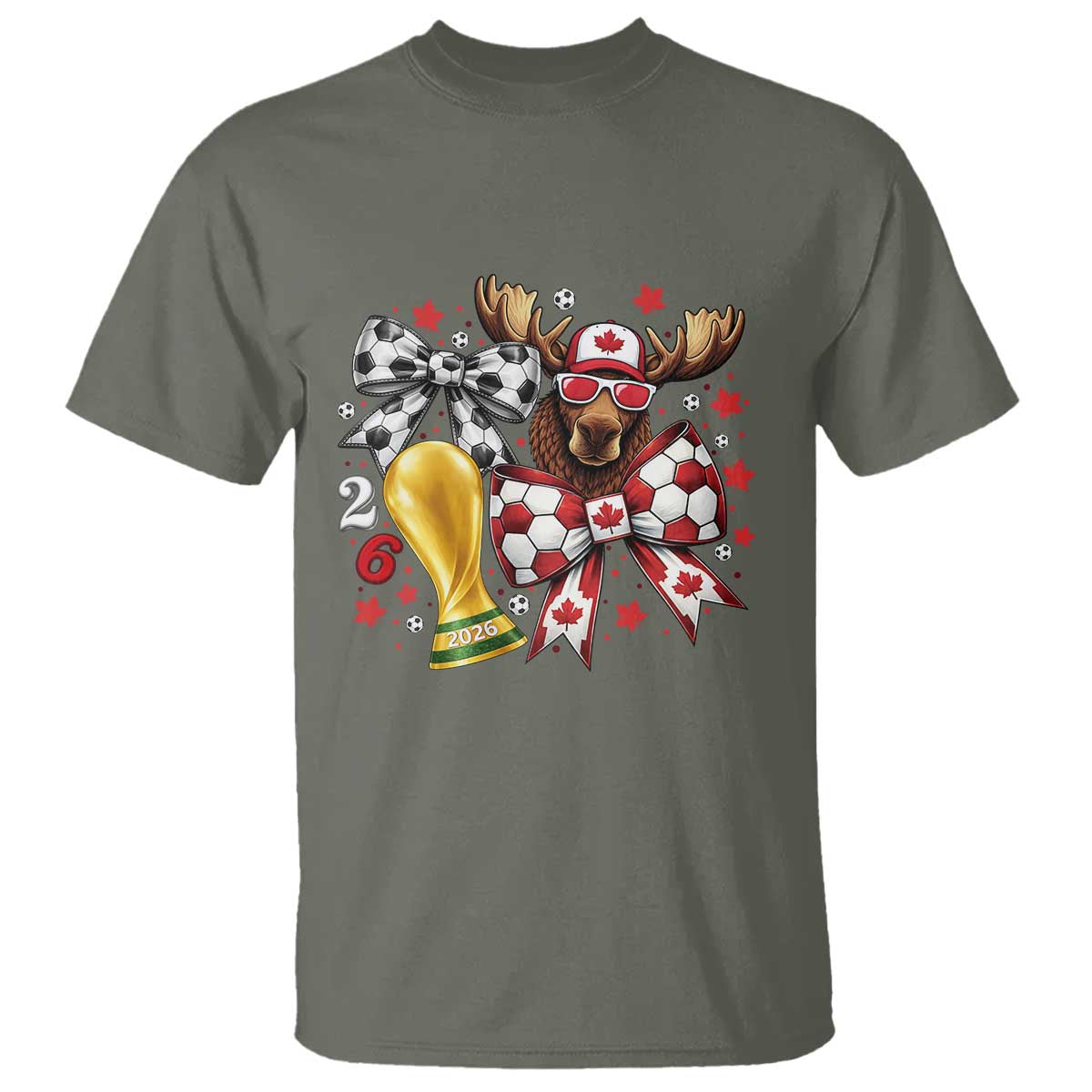 Proud Canada Soccer 2026 T Shirt Canadian Football Fan
