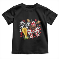 Proud Canada Soccer 2026 Toddler T Shirt Canadian Football Fan