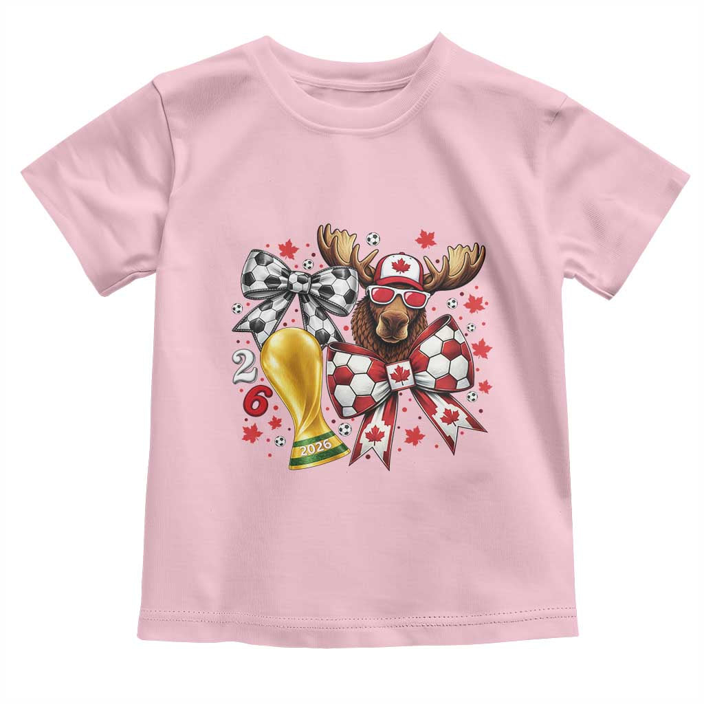 Proud Canada Soccer 2026 Toddler T Shirt Canadian Football Fan