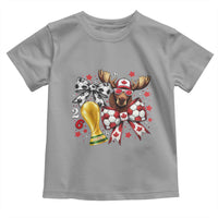 Proud Canada Soccer 2026 Toddler T Shirt Canadian Football Fan