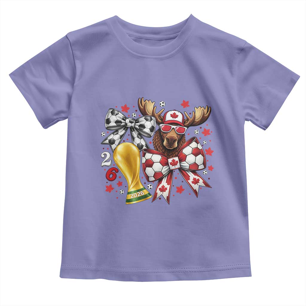 Proud Canada Soccer 2026 Toddler T Shirt Canadian Football Fan