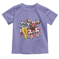 Proud Canada Soccer 2026 Toddler T Shirt Canadian Football Fan