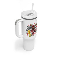 Proud Canada Soccer 2026 Tumbler With Handle Canadian Football Fan
