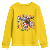 Proud Canada Soccer 2026 Youth Sweatshirt Canadian Football Fan