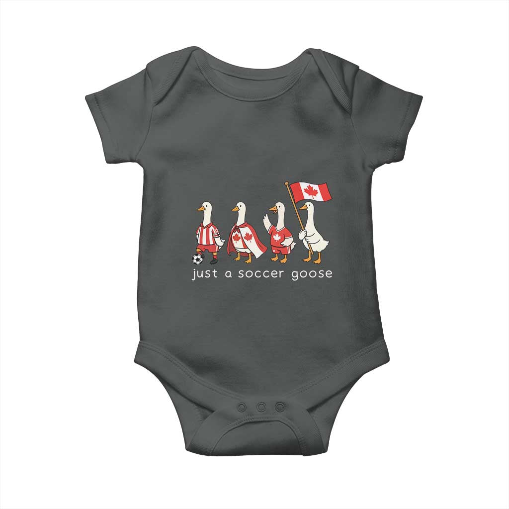 Funny Just A Soccer Goose Baby Onesie Canada Soccer Lover