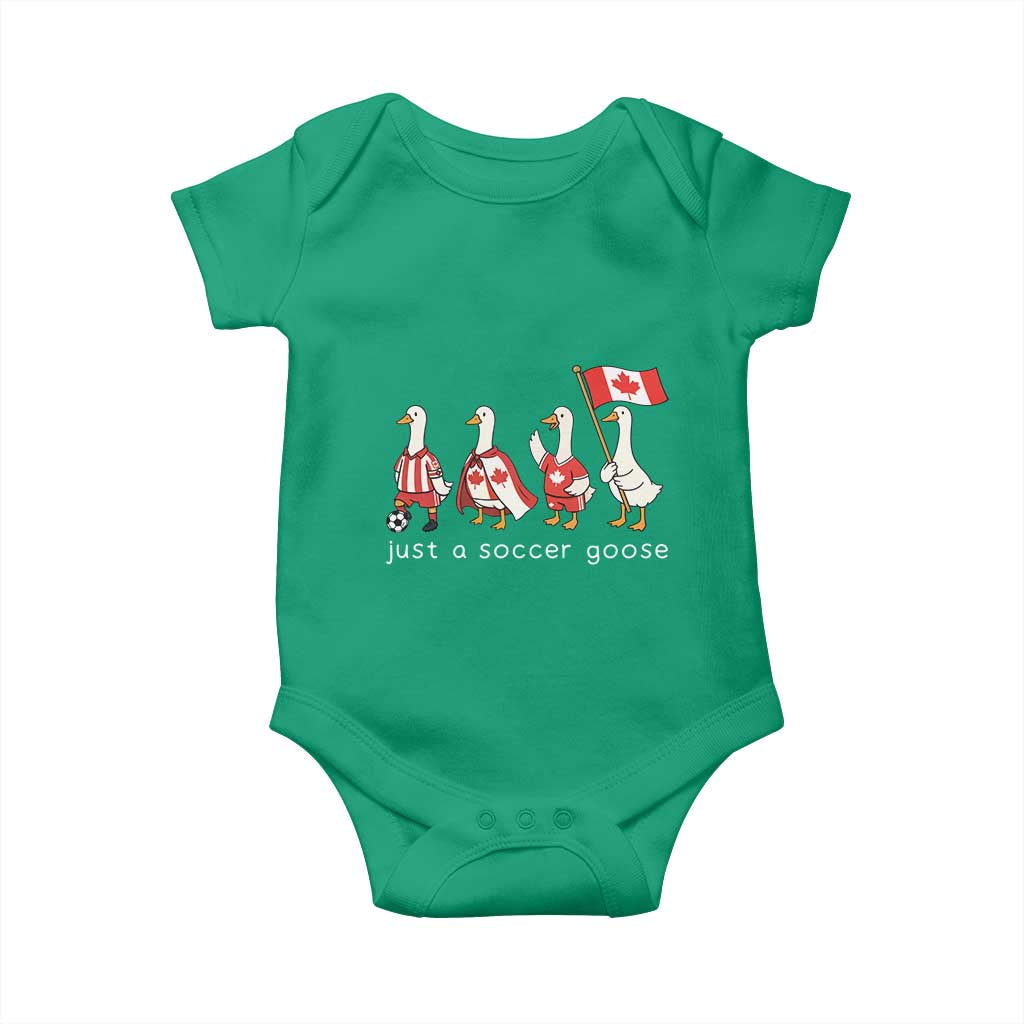 Funny Just A Soccer Goose Baby Onesie Canada Soccer Lover