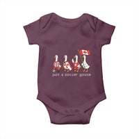 Funny Just A Soccer Goose Baby Onesie Canada Soccer Lover