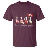 Funny Just A Soccer Goose T Shirt Canada Soccer Lover