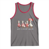 Funny Just A Soccer Goose Tank Top Canada Soccer Lover