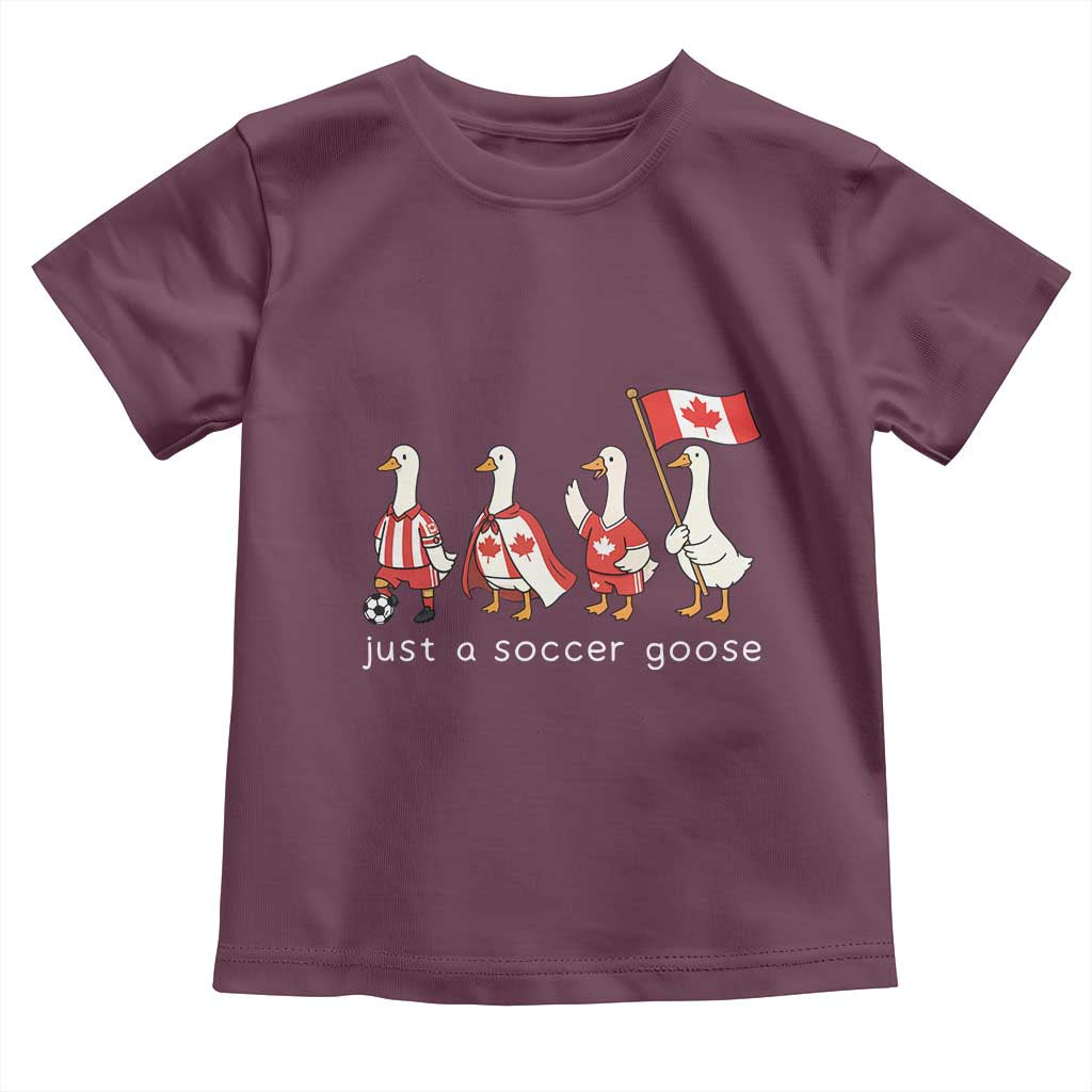 Funny Just A Soccer Goose Toddler T Shirt Canada Soccer Lover
