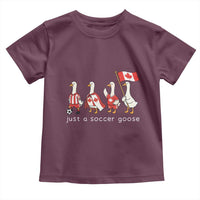 Funny Just A Soccer Goose Toddler T Shirt Canada Soccer Lover