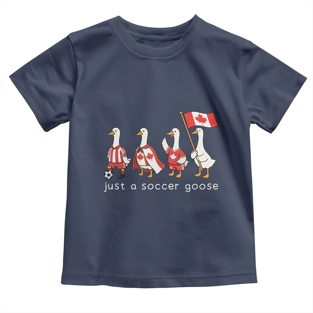 Funny Just A Soccer Goose Toddler T Shirt Canada Soccer Lover