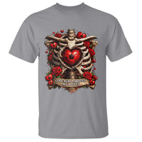 Love Runs Through My Bones T Shirt Funny Skeleton Soccer Player Gift