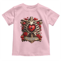 Love Runs Through My Bones Toddler T Shirt Funny Skeleton Soccer Player Gift
