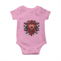 Skeleton Soccer Player Baby Onesie Valentine Day Gift