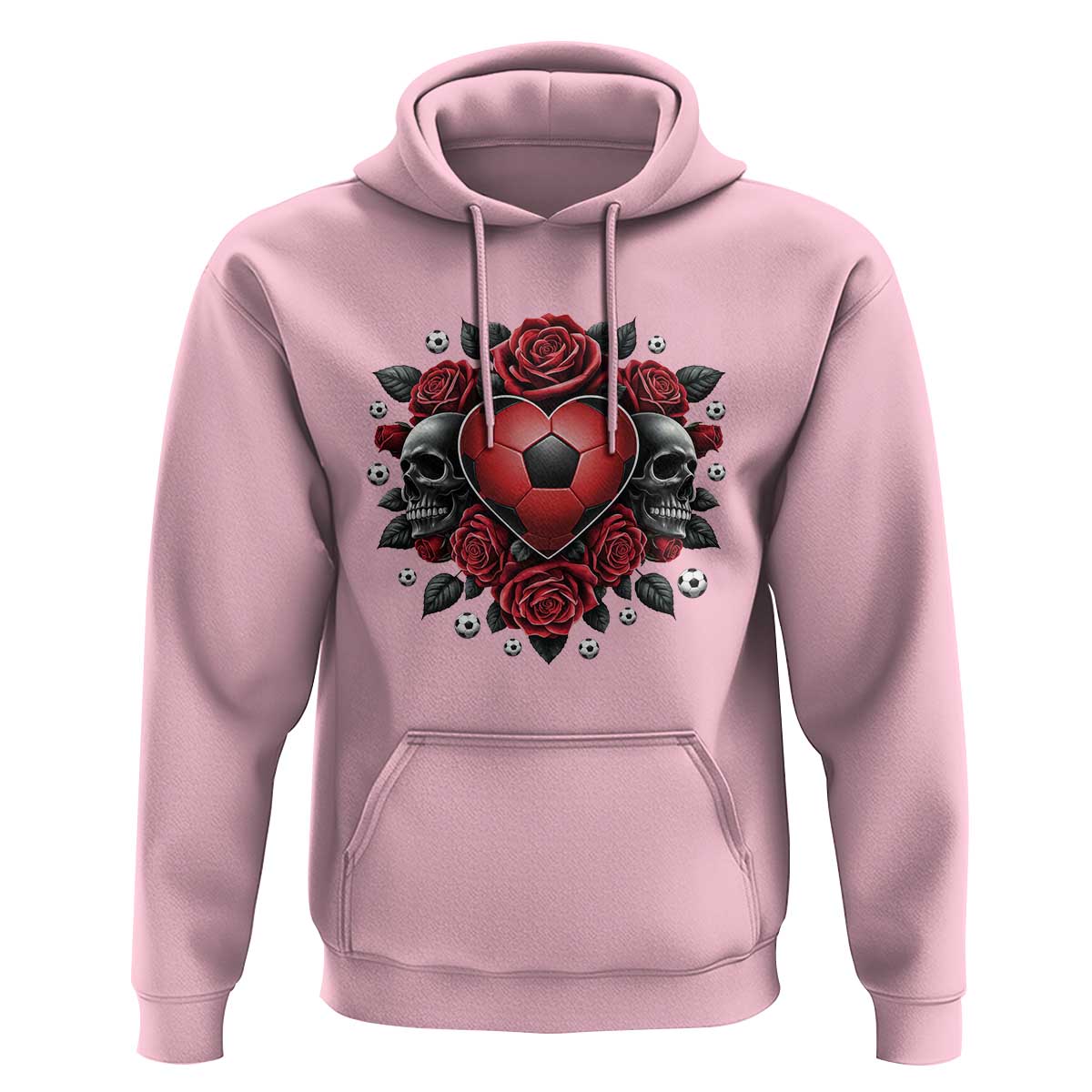 Skeleton Soccer Player Hoodie Valentine Day Gift