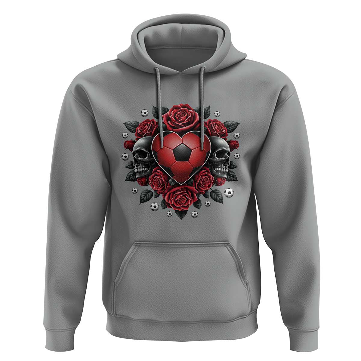 Skeleton Soccer Player Hoodie Valentine Day Gift