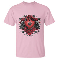Skeleton Soccer Player T Shirt Valentine Day Gift