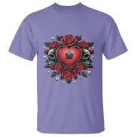 Skeleton Soccer Player T Shirt Valentine Day Gift