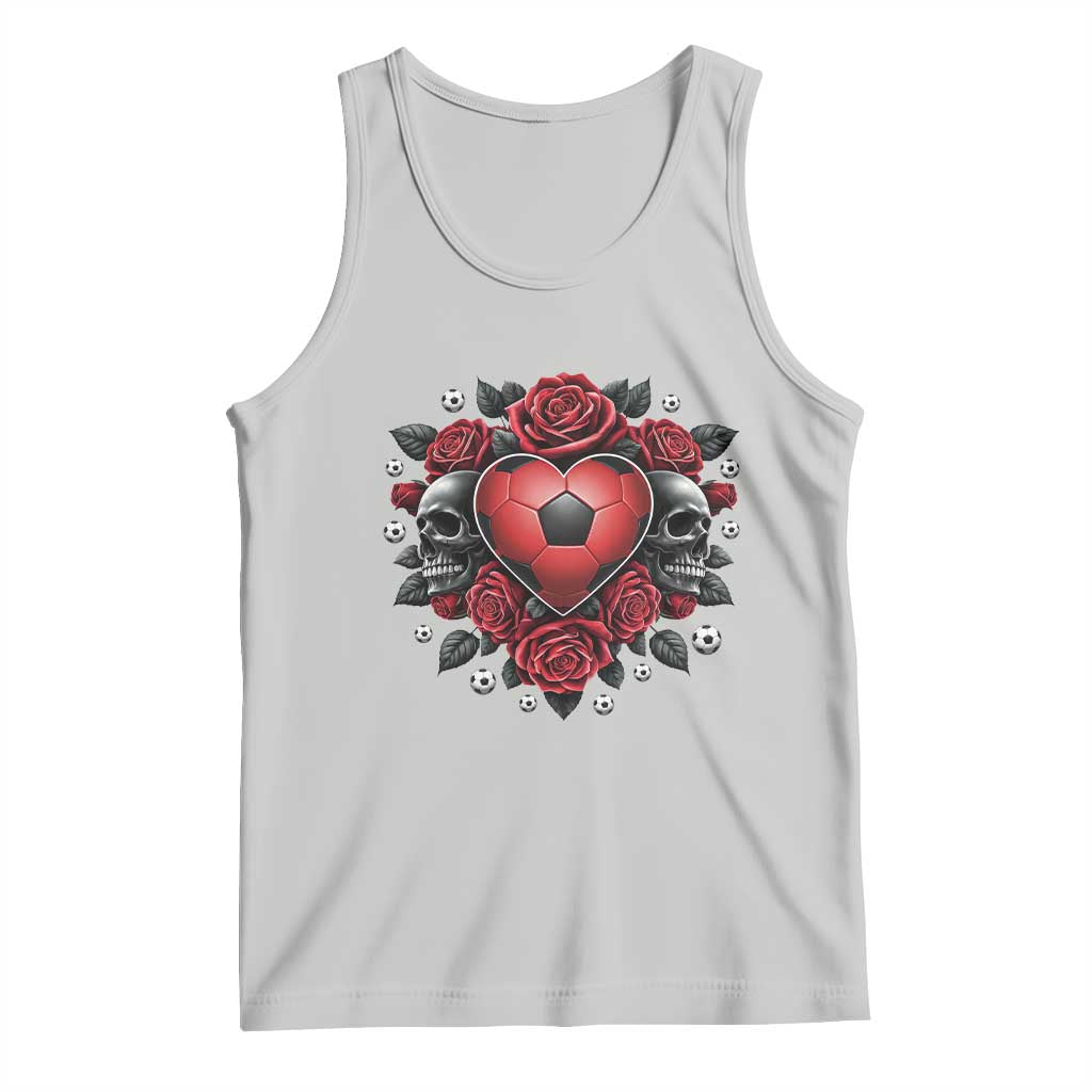 Skeleton Soccer Player Tank Top Valentine Day Gift