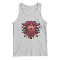 Skeleton Soccer Player Tank Top Valentine Day Gift